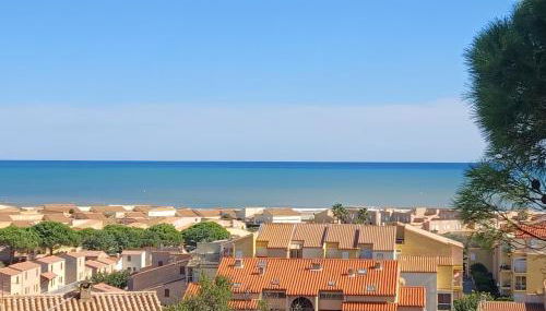 Plain-pied, terrasse, piscine, pleine vue mer, plage à 6' à pied, parking, wifi - Foto 3