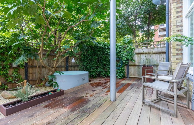 Chic 1BD Maisonette W/hot Tub, King's Cross! - Foto 43