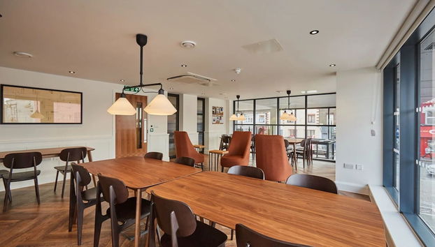 Sala de estar do lobby