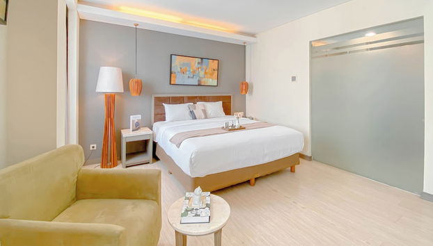 Homey And Enjoy Living Studio (No Kitchen) Grand Palace Kemayoran Apartment - Foto 2, Habitación