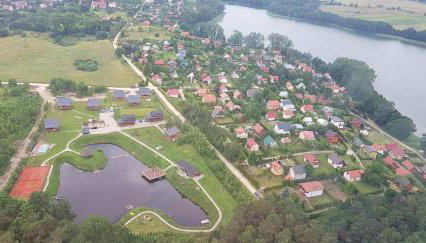 Domki cało roczne z własnym stawem nad jeziorem - Foto 2