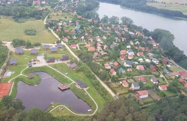 Domki cało roczne z własnym stawem nad jeziorem - Foto 2