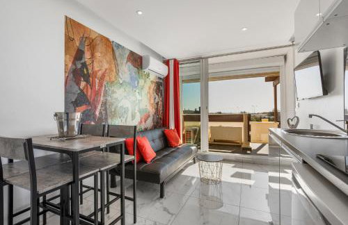 Le Wallis Studio terrasse coursive vue mer Port Nature Village Naturiste - Photo 4