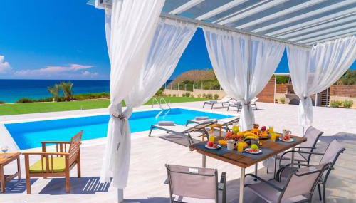 Villa Kassiani - Foto 5, sunbed, Garden view