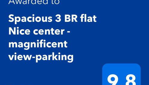 Spacious 3 BR flat Nice center - magnificent view - Foto 3