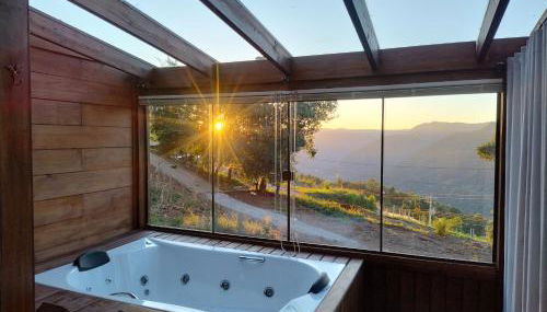 Cabana com banheira na colina - Foto 4