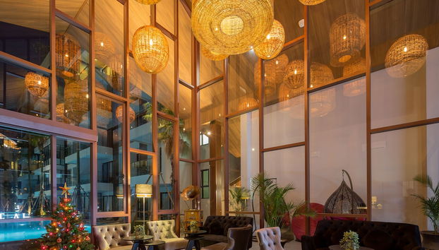 Zona de estar del vestíbulo