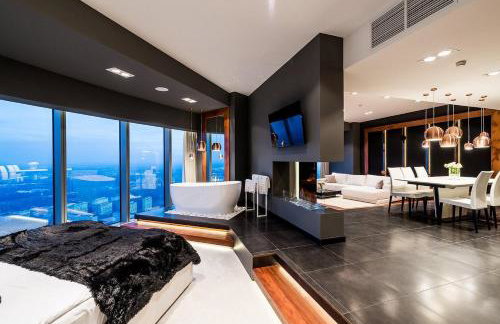 Apartments in Sky Tower with Bathtub near the window - Foto 90