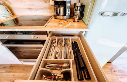 Schäfers - Ihr Wohlfühlort - Hochwertige Ausstattung, Naturgrundstück mit Bachlauf, Terrassen, WLAN, Parken - an 2 Seen bei Leipzig - Foto 70