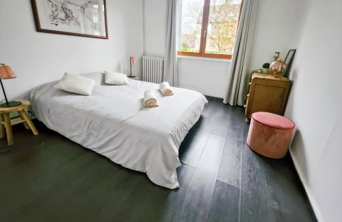 Appartement Chaleureux, Jardin Privé, Centre ville - Foto 9