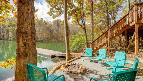 Hocking Hills Lake Gem with Hot Tub, Dock, 100 Acres - Foto 3