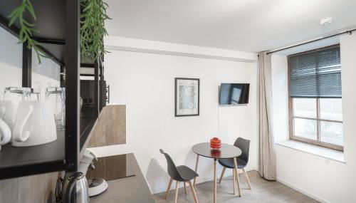 Boardinghaus Grünefeld W1 - Schöne Serviced Apartments - Küche - Smart TV - P - Rainshower - Foto 5