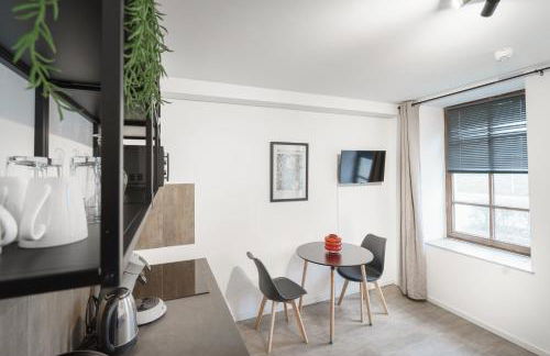 Boardinghaus Grünefeld W1 - Schöne Serviced Apartments - Küche - Smart TV - P - Rainshower - Foto 5