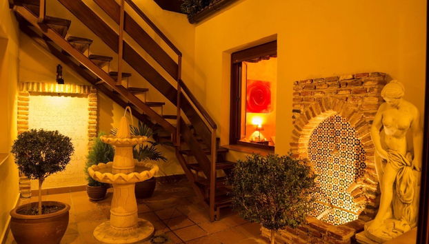 Coin salon dans le hall