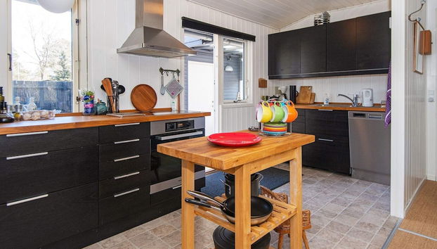 7 Person Holiday Home in Knebel - Foto 5, Cocina privada