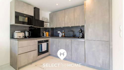 SELECT'soHOME - T2 au cœur de La Favière avec piscine - 2 personnes - ILOA-B12 - Foto 4, stove, dishwasher, toaster