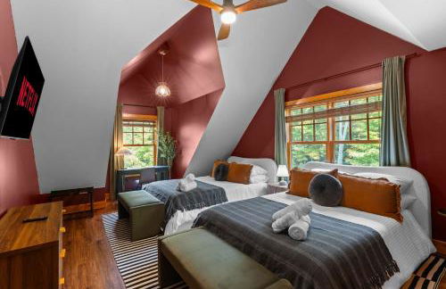 Luxury Chalet, Firepit, Sauna, Pet Friendly, 5 mins to Windham Mtn resort - Foto 86