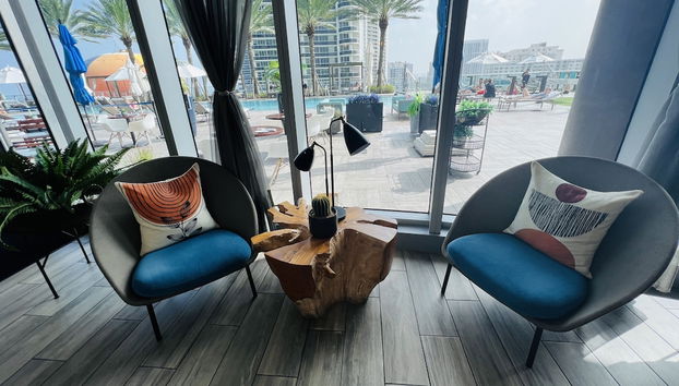 Zona de estar del vestíbulo