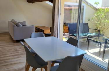 La Dolce Vita Nîmoise Terrasse 100 m des Arènes - Foto 4