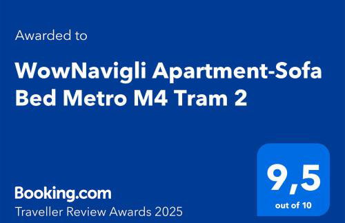 WowNavigli Apartment-Sofa Bed Metro M4 Tram 2 - Foto 6