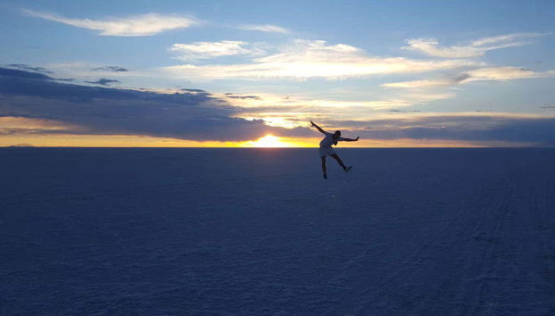 Salar de Uyuni al amanecer