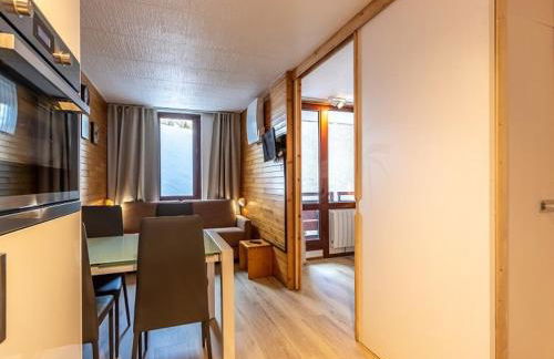 Studio rénové 4 pers, balcon, centre Plagne Bellecôte - FR-1-351-65 - Foto 11