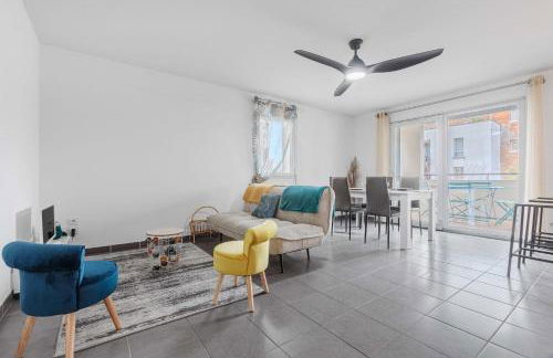 Quiet and bright apartment terrace and private P - Foto 19