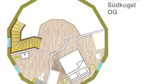 Südkugel - Kugelhaus in ökologischer Bauweise am Tollensesee - Foto 3