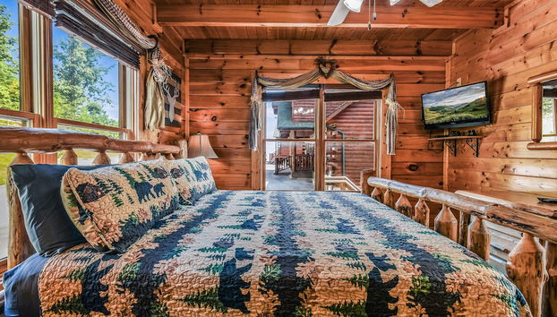 Extravagant View 3 Bedrooms 3 Bathrooms Cabin - Foto 4, Habitación