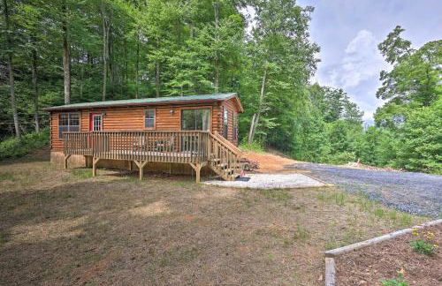 Quaint Log Cabin with Views Near West Jefferson - Foto 23