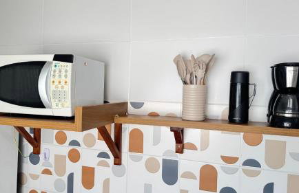 Cantinho Perfeito para Dois Conforto e Mar Bem Pertinho, Casa terrea no centro 80M Praia, Ar, Enxoval,Estacionamento e churrasqueira - Foto 29