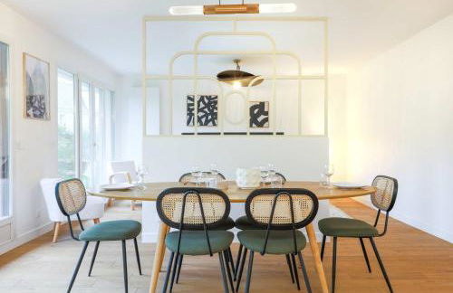 Garden Suite Suresnes 5 persons 2 BR near La Defense - Foto 23