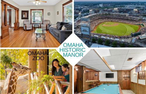 Historic Omaha Manor DT Near Zoo and Pool Table - Foto 1