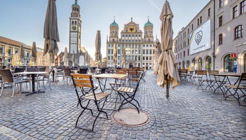 TrulySpace - Direkt am Rathausplatz, Dachterrasse mit Blick auf Perlachturm, Garage, Fahrstuhl - Foto 3