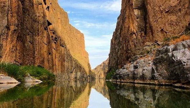 Desfrutando de suas águas tranquilas