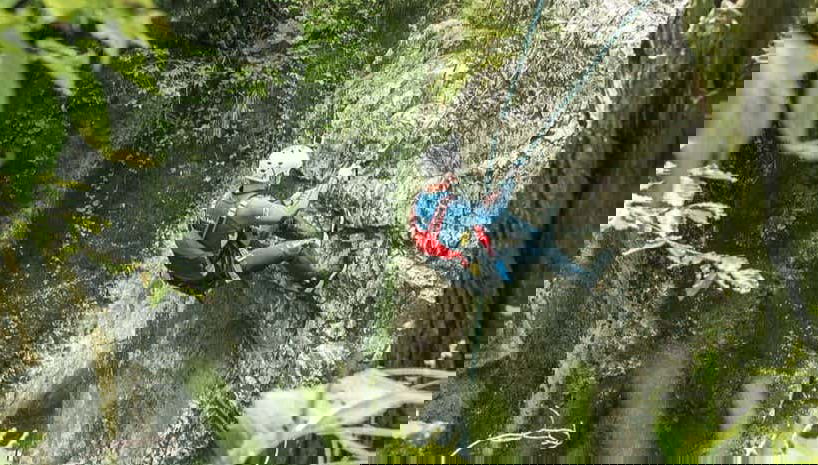 Canyoning in the Swiss Alps