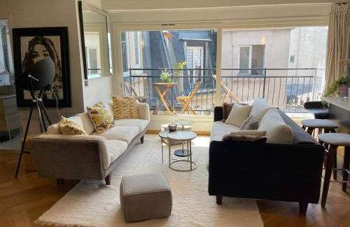 Beautiful apartment terrace Invalides and fireplace - Foto 40