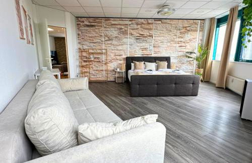 Design Penthouse - 4SZ - 2Bäder - Whirlpool - 2 Parkplätze - Dachterrasse - Foto 31