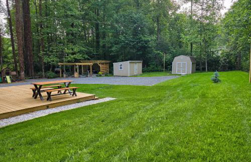 Hot Tub, Fire Pit and Patio A-Frame Stafford Cabin - Foto 29