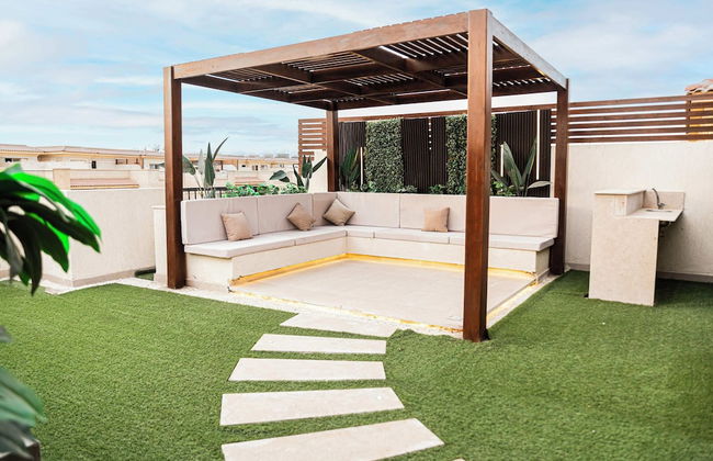 Xuru Stays I Imperial & Inviting 3bdr Duplex w/ Roof @new Cairo - Foto 54