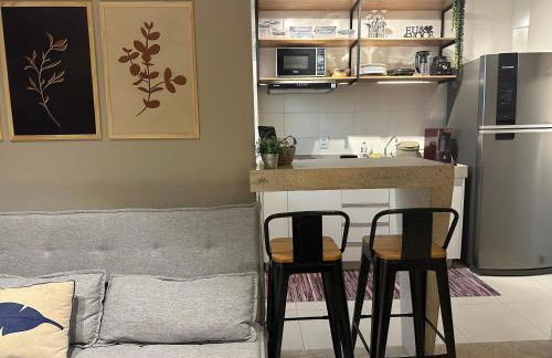 Flats Praia Uberlandia - Apt próximo ao Praia Clube - Area de lazer com Portaria 24 horas, piscina, academia, brinquedoteca, churrasqueira e áreas verdes para caminhadas - Foto 42