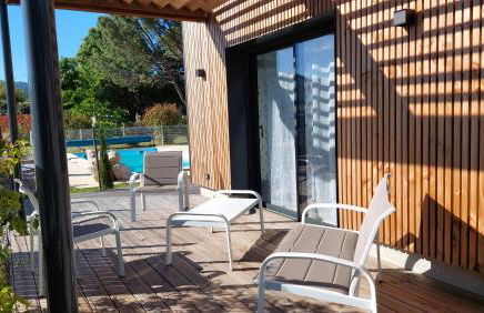 Terre de Crussol - Gite 3 étoiles en Ardèche, avec piscine et clim, 2-4 personnes - Photo 13