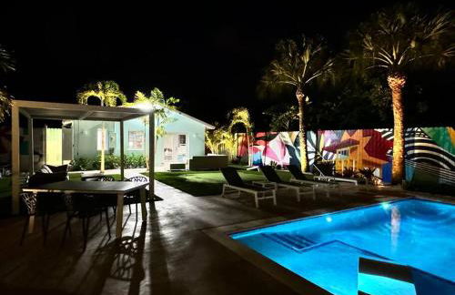 Exclusive Oasis, Exotic Pool & Miami Inspired Art - Foto 13