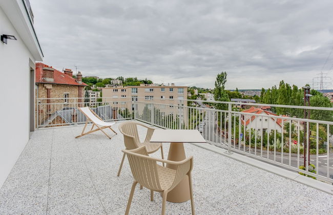 All Suites Appart Hôtel | Palaiseau - Massy TGV - Foto 49