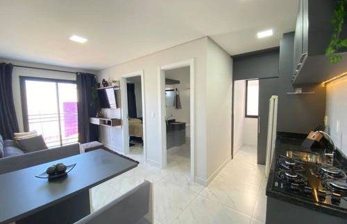 Stúdio de 1 Quarto, Wifi 500mb, Condominio com Elevador, 1 Vaga de Garagem, Cozinha Completa - Indicado para Grupos, Hospedes a Trabalho, Família e Pets - Foto 7