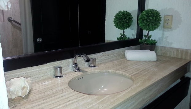 Cancun Studio Overlooking the Lagoon - Foto 5, Baño