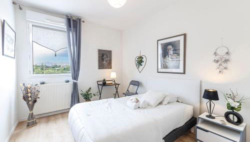 L'Aragon - Wifi - Balcon vue La Maine - Foto 5