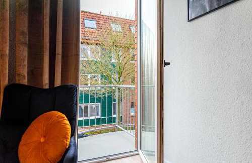 NEU! Modernes Apartment am Larrelter Tief - Balkon, Privatparkplatz & FIRE TV! - Photo 23