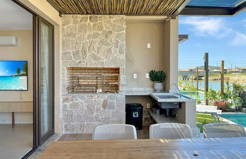 Ofurô - 5 Suítes - Piscina Aquecida - Marina - Condomínio - Foto 37