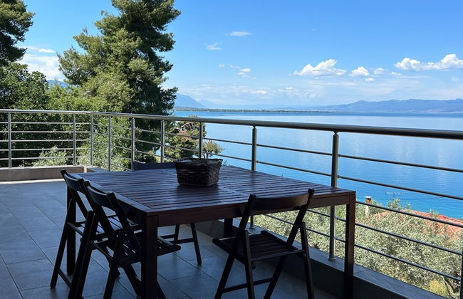 Villa Christina Asproneri With Panoramic Sea View - Photo 1